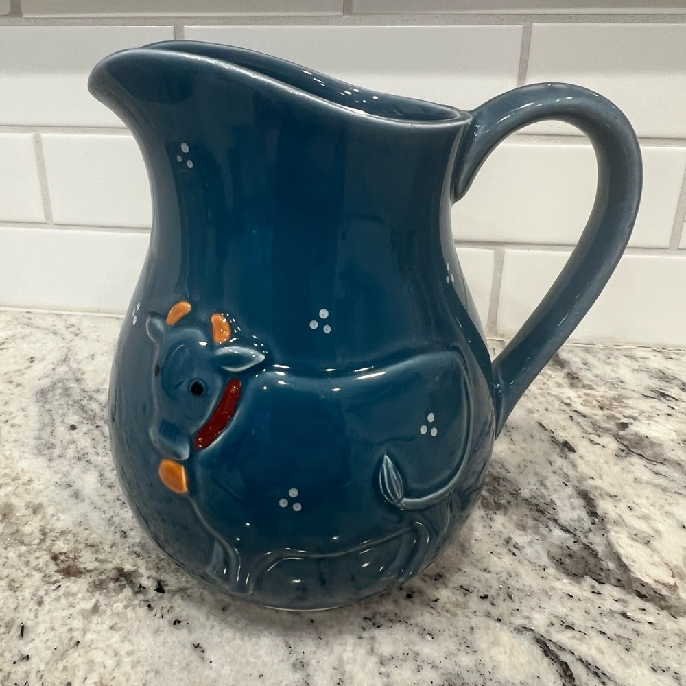 Otagiri Japan Blue Cow Pitcher for Country Farm Kitchen